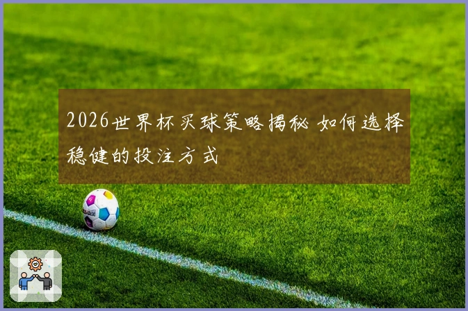 2026世界杯买球策略揭秘 如何选择稳健的投注方式