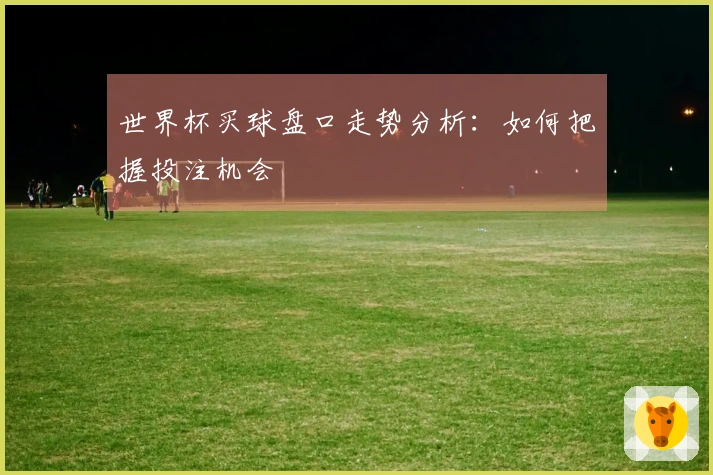 世界杯买球盘口走势分析：如何把握投注机会