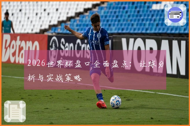 2026世界杯盘口全面盘点：让球分析与实战策略